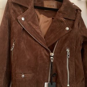 NWT BlankNYC suede Moto jacket 🍫 chocolate truffle